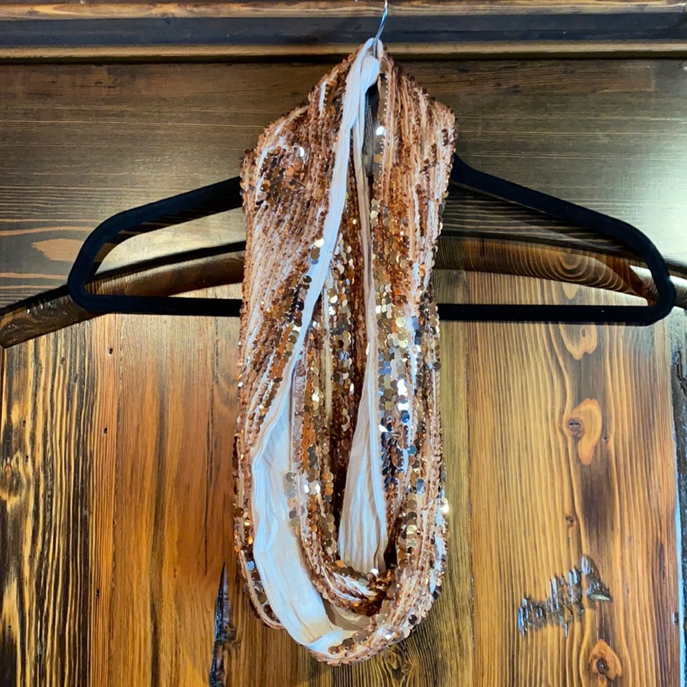 Express Sequins Infinity Scarf - image 1